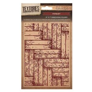 Crafter’s Companion Textures 5″ x 7″ Embossing Folder – Parquet Wood Flooring